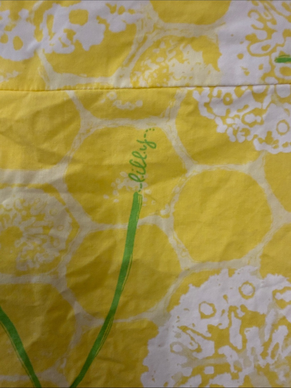 Lilly Pulitzer Yellow & Lime Floral Mini Skirt Size 4 - Picture 3 of 8
